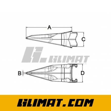 ZĄB KOPARKI ESCO V17VY - V17VY - 2