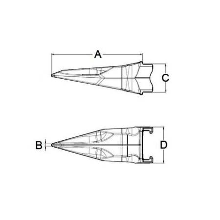 ESCO V29VY excavator tooth - V29VY - 2