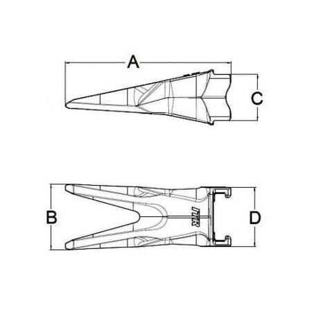 ESCO V29TVY excavator tooth - V29TVY - 2