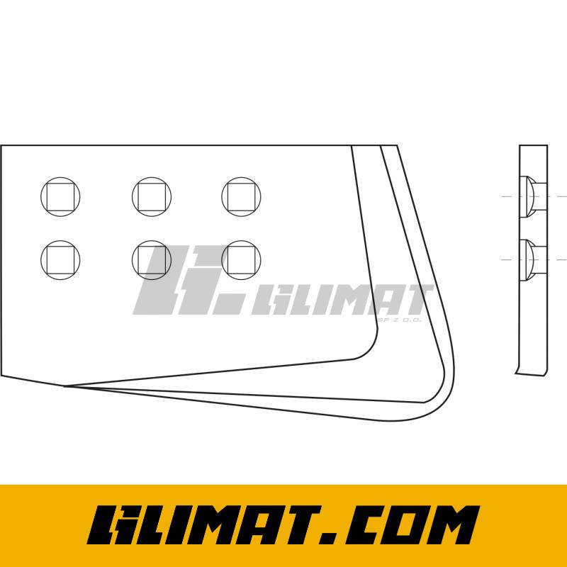 LEMIESZ KOMATSU D40A-3, D41A-3, D41E-3 - 1207031411