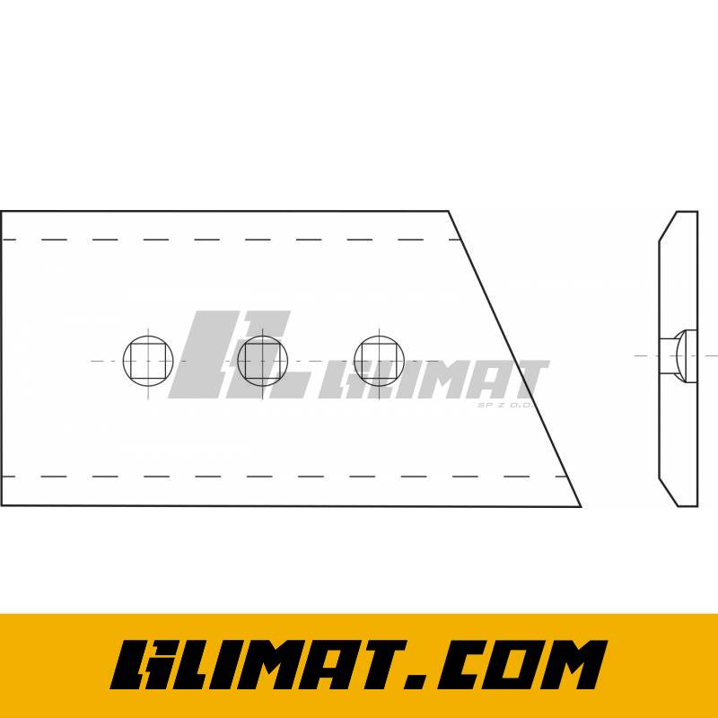 LEMIESZ CATERPILLAR 690, 844, 854, D10N, D10R, D10T, D9L - 1368754