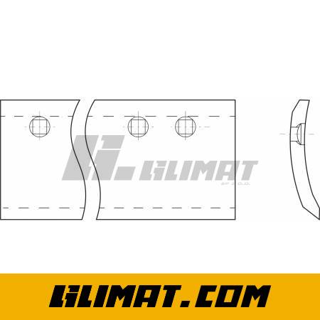 LEMIESZ KOMATSU GD510R-1 12', GD525A-1 12', GD623A-1 12' i inne