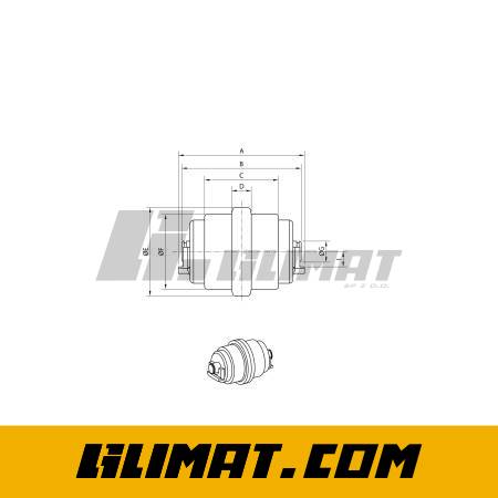 ROLKA JEZDNA CATERPILLAR 301 8 - UF024Z3C - 2