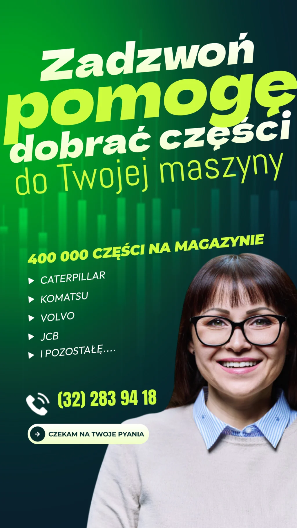 Zadzwoń - pomogę dobrać części do twojej maszyny