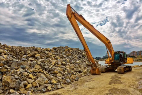 koparka gąsienicowa