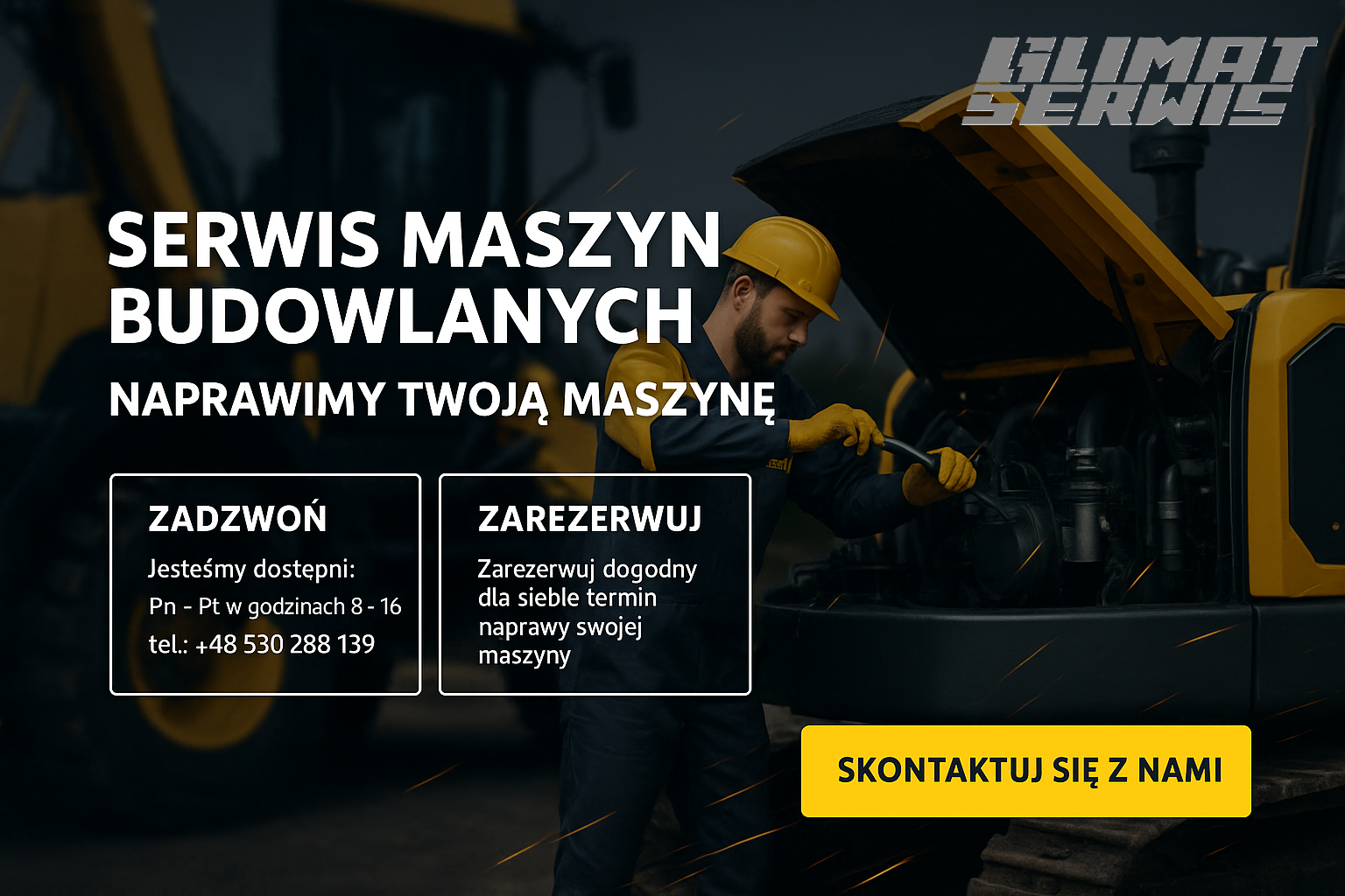 Serwis maszyn budowlanych Glimat – zadzwoń