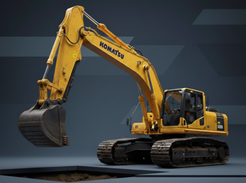 Komatsu PC600 – koparka gąsienicowa do ciężkich prac ziemnych