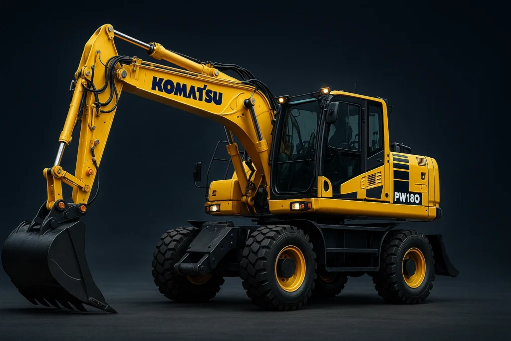 Komatsu PW180 koparka kołowa