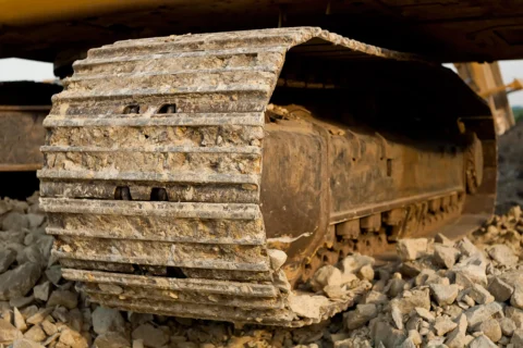 Podwozie gąsienicowe do maszyn budowlanych