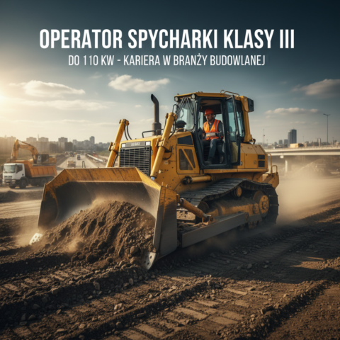 Szkolenie Operator Spycharki Klasa III do 110 kW mocy silnika – Kompletny poradnik